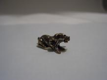 Zilveren hond flapoor
